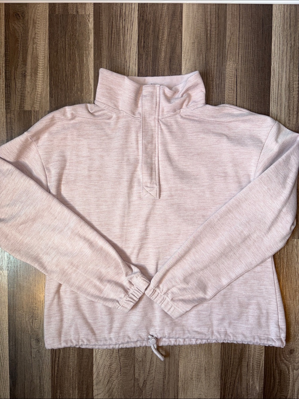 Avalanche Cropped Pullover Bubblegum Pink